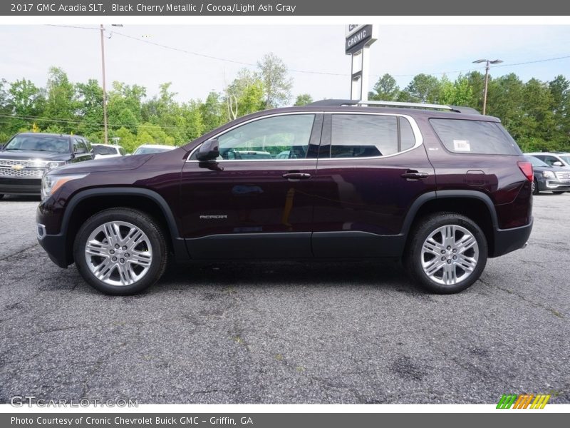 Black Cherry Metallic / Cocoa/Light Ash Gray 2017 GMC Acadia SLT