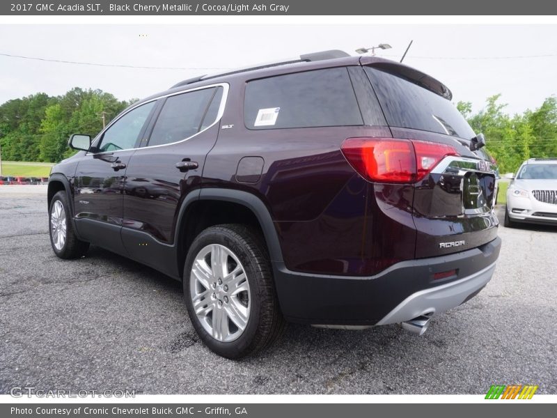 Black Cherry Metallic / Cocoa/Light Ash Gray 2017 GMC Acadia SLT