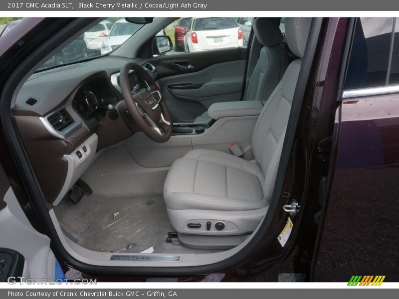Black Cherry Metallic / Cocoa/Light Ash Gray 2017 GMC Acadia SLT