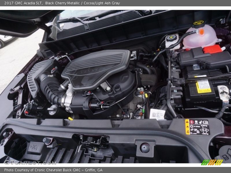 Black Cherry Metallic / Cocoa/Light Ash Gray 2017 GMC Acadia SLT