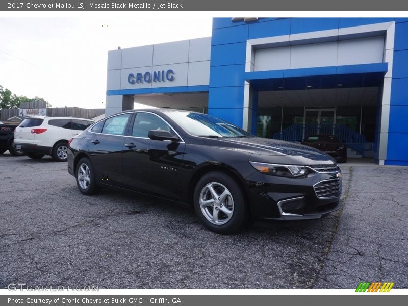 Mosaic Black Metallic / Jet Black 2017 Chevrolet Malibu LS