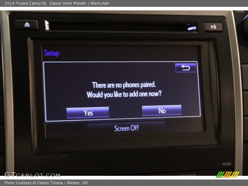 Classic Silver Metallic / Black/Ash 2014 Toyota Camry SE