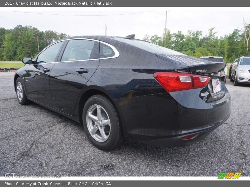 Mosaic Black Metallic / Jet Black 2017 Chevrolet Malibu LS
