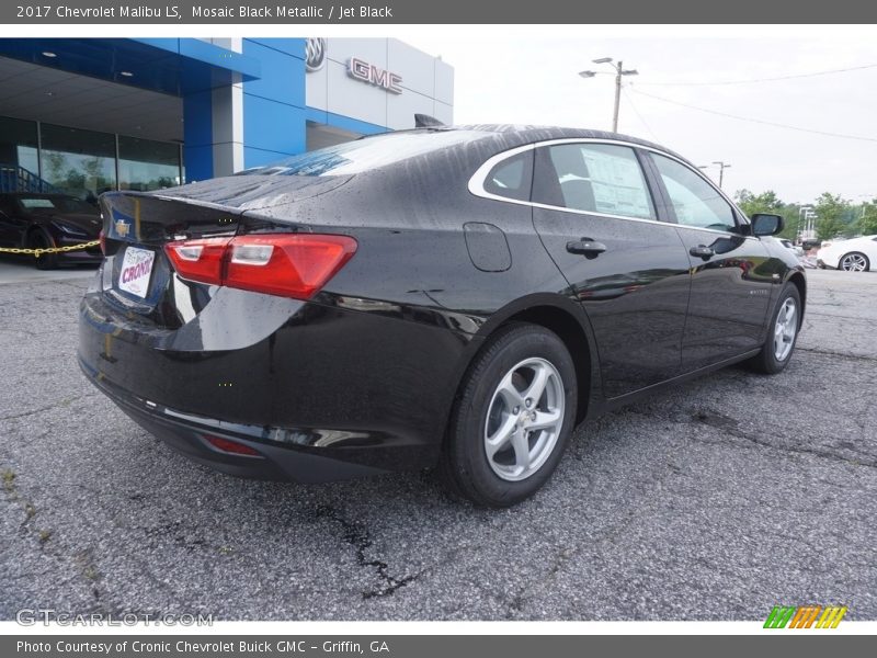 Mosaic Black Metallic / Jet Black 2017 Chevrolet Malibu LS