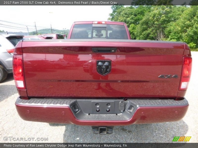 Delmonico Red Pearl / Black/Diesel Gray 2017 Ram 2500 SLT Crew Cab 4x4