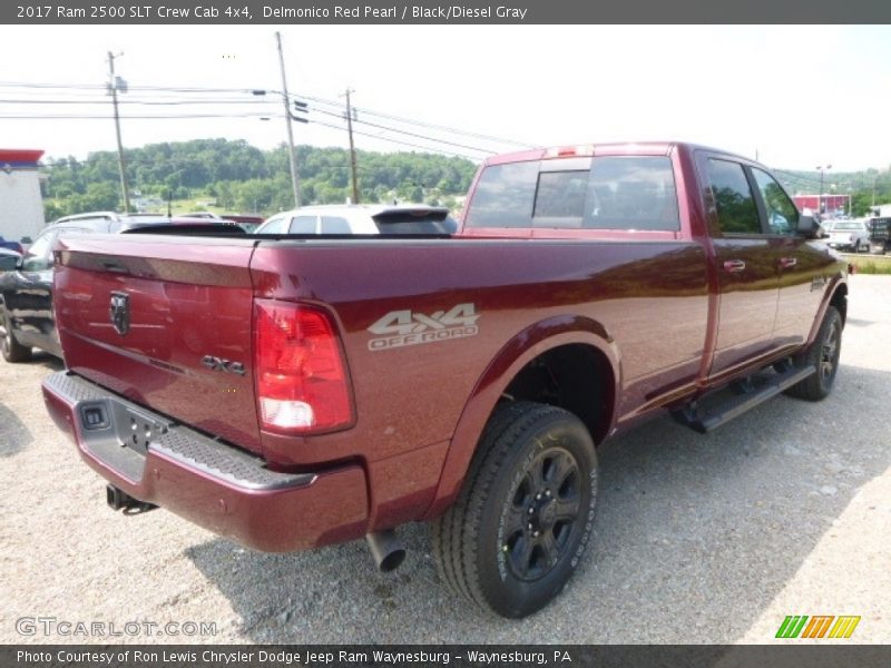 Delmonico Red Pearl / Black/Diesel Gray 2017 Ram 2500 SLT Crew Cab 4x4