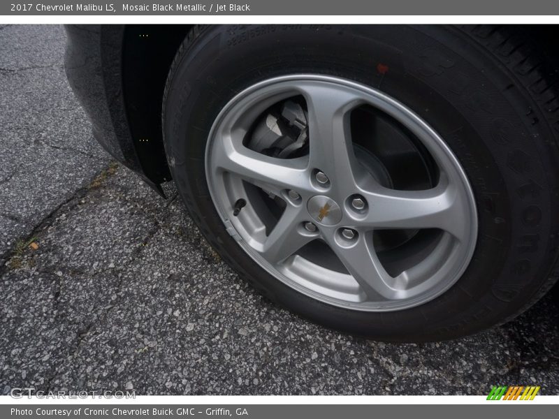 Mosaic Black Metallic / Jet Black 2017 Chevrolet Malibu LS