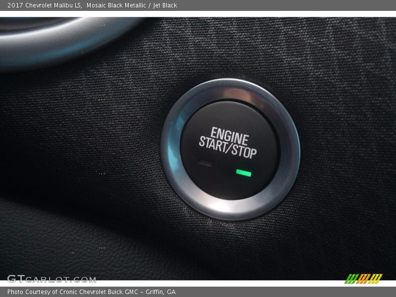 Mosaic Black Metallic / Jet Black 2017 Chevrolet Malibu LS