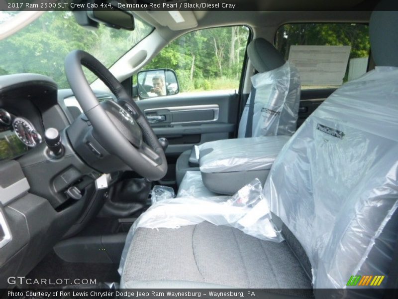 Delmonico Red Pearl / Black/Diesel Gray 2017 Ram 2500 SLT Crew Cab 4x4