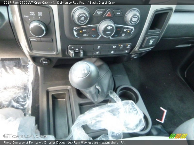 Delmonico Red Pearl / Black/Diesel Gray 2017 Ram 2500 SLT Crew Cab 4x4