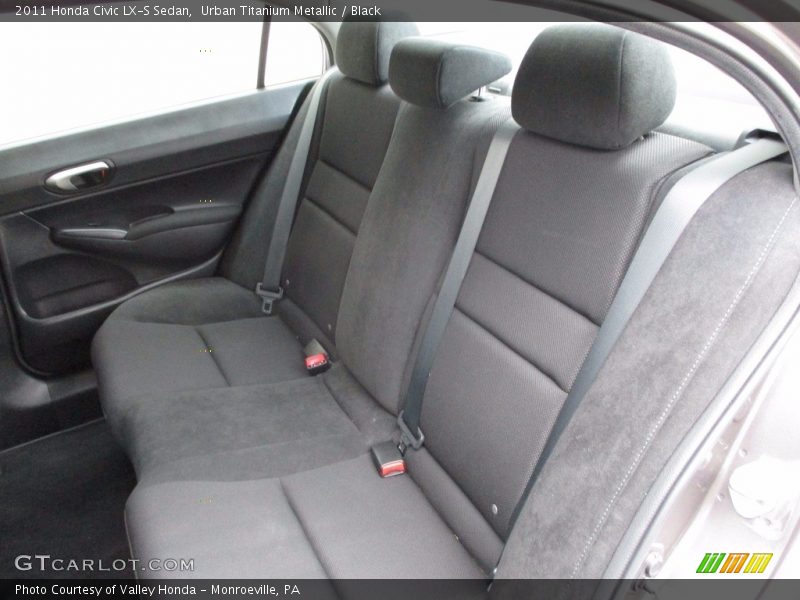 Urban Titanium Metallic / Black 2011 Honda Civic LX-S Sedan