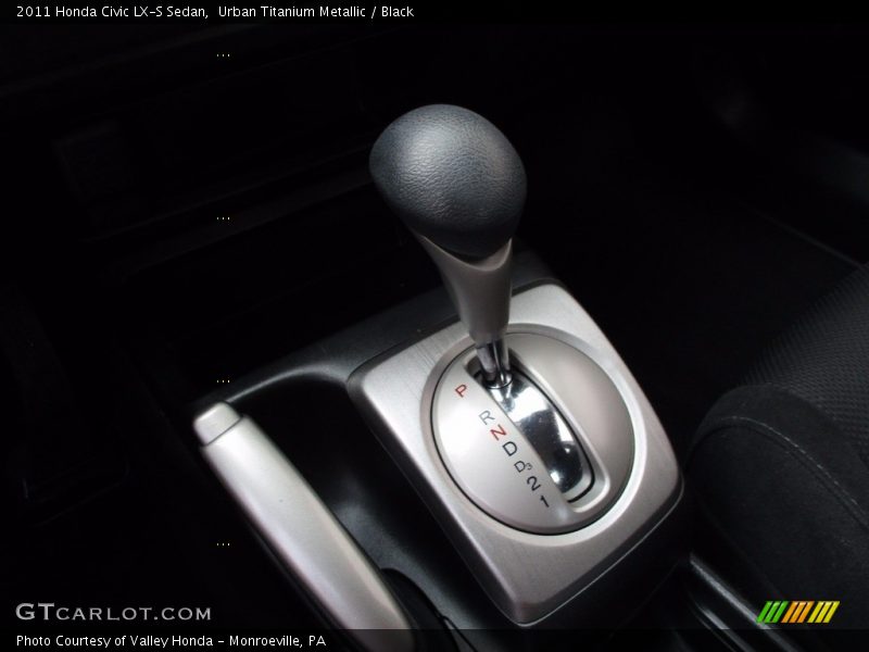 Urban Titanium Metallic / Black 2011 Honda Civic LX-S Sedan