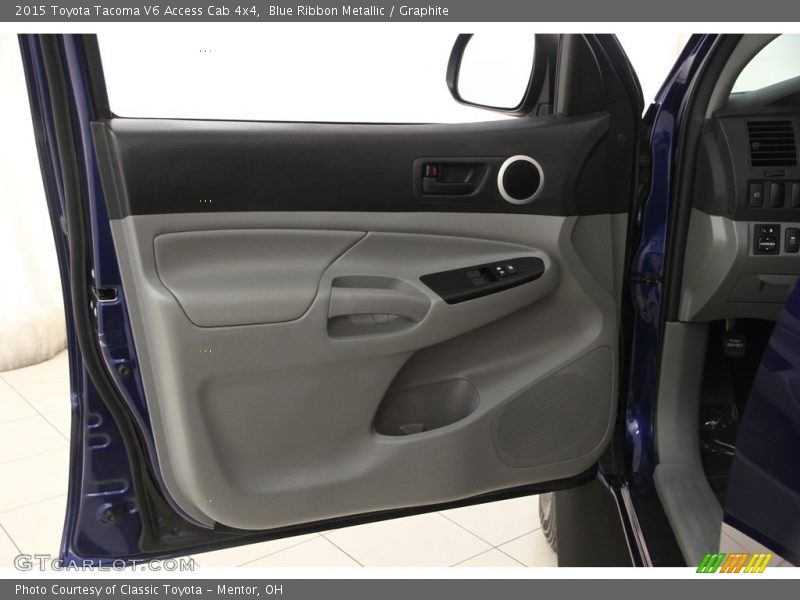 Blue Ribbon Metallic / Graphite 2015 Toyota Tacoma V6 Access Cab 4x4