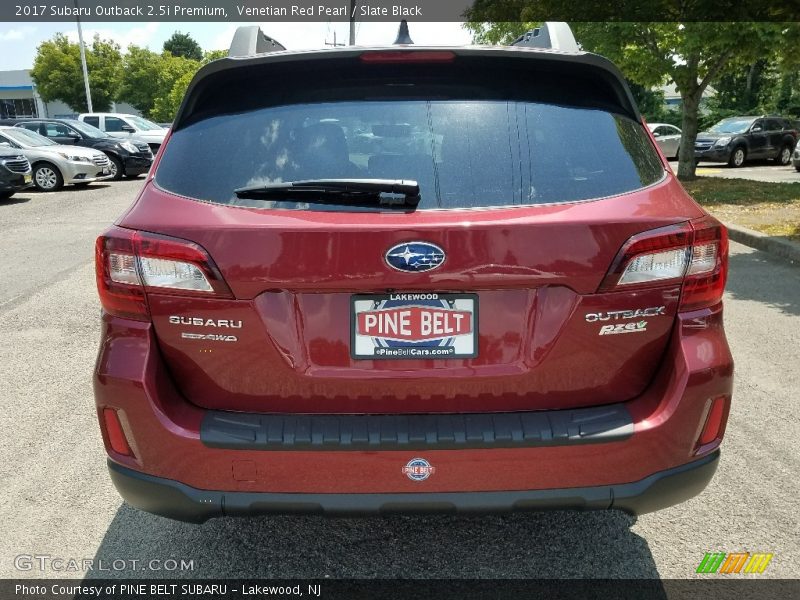 Venetian Red Pearl / Slate Black 2017 Subaru Outback 2.5i Premium