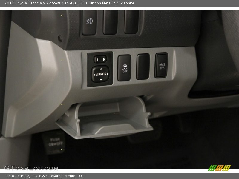 Blue Ribbon Metallic / Graphite 2015 Toyota Tacoma V6 Access Cab 4x4