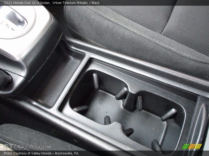 Urban Titanium Metallic / Black 2011 Honda Civic LX-S Sedan