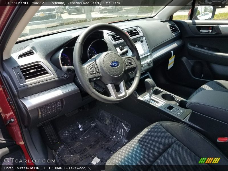 Venetian Red Pearl / Slate Black 2017 Subaru Outback 2.5i Premium