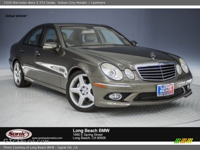 Indium Grey Metallic / Cashmere 2009 Mercedes-Benz E 350 Sedan