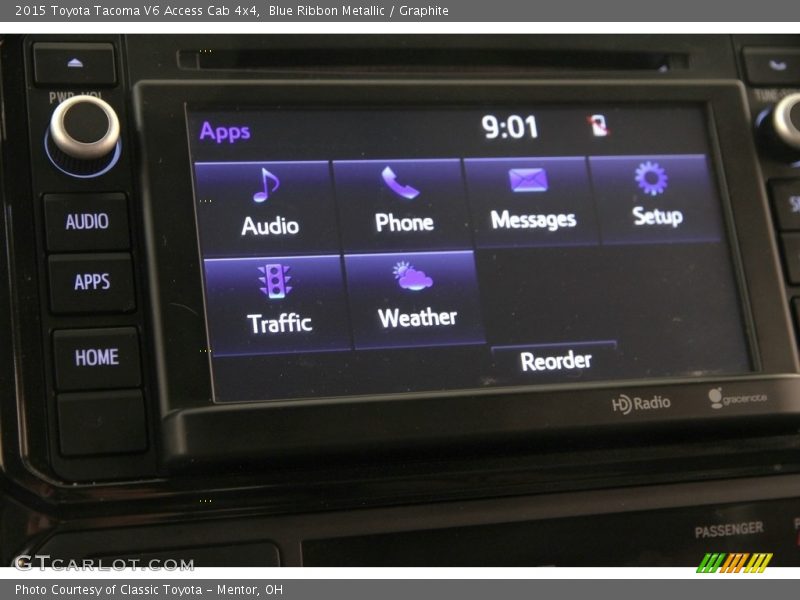Blue Ribbon Metallic / Graphite 2015 Toyota Tacoma V6 Access Cab 4x4