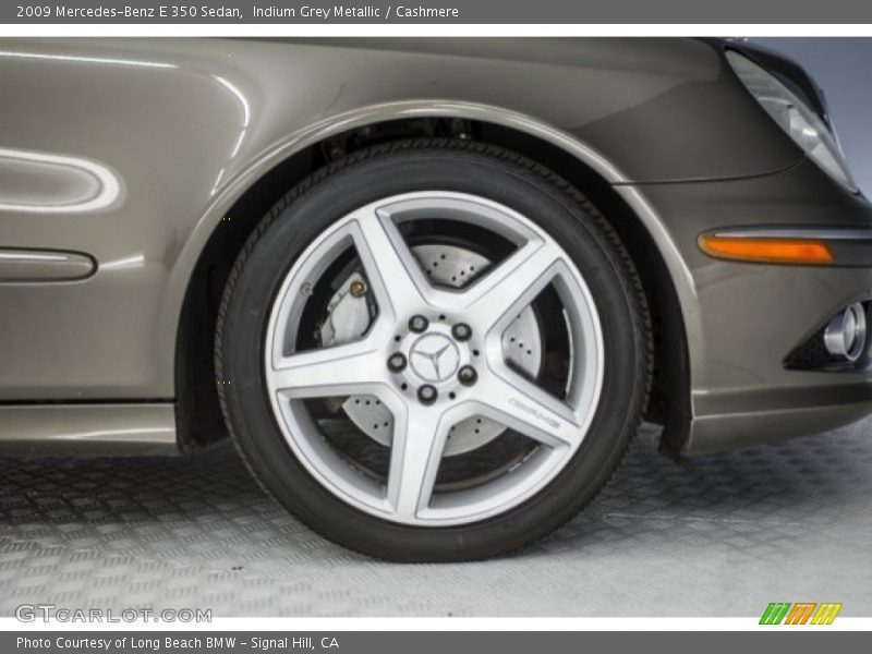 Indium Grey Metallic / Cashmere 2009 Mercedes-Benz E 350 Sedan