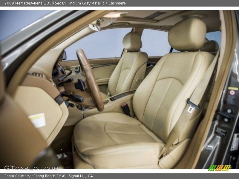Indium Grey Metallic / Cashmere 2009 Mercedes-Benz E 350 Sedan