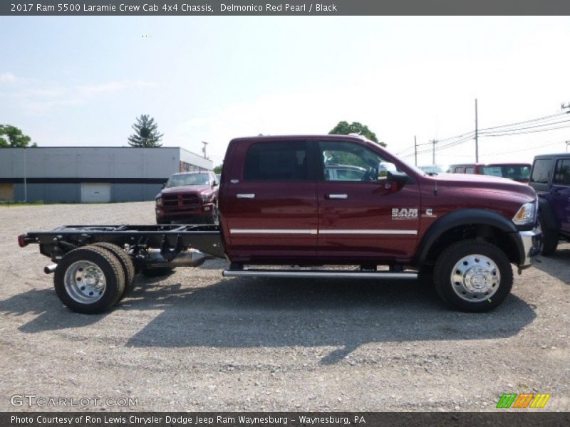 Delmonico Red Pearl / Black 2017 Ram 5500 Laramie Crew Cab 4x4 Chassis