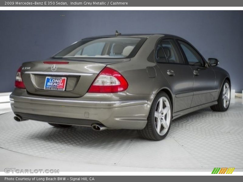 Indium Grey Metallic / Cashmere 2009 Mercedes-Benz E 350 Sedan