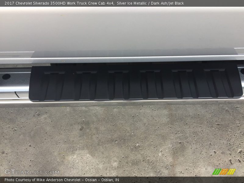 Silver Ice Metallic / Dark Ash/Jet Black 2017 Chevrolet Silverado 3500HD Work Truck Crew Cab 4x4