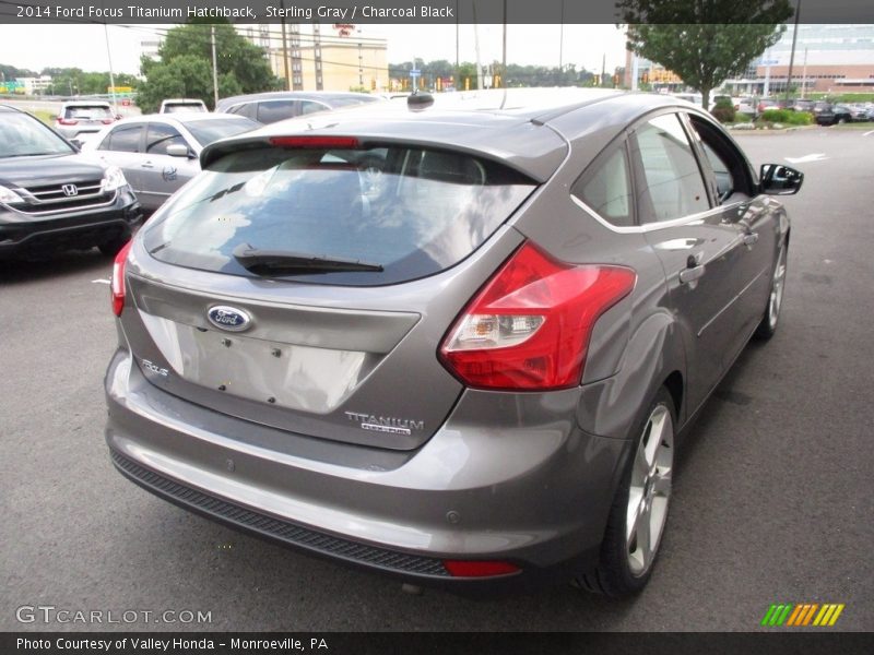 Sterling Gray / Charcoal Black 2014 Ford Focus Titanium Hatchback