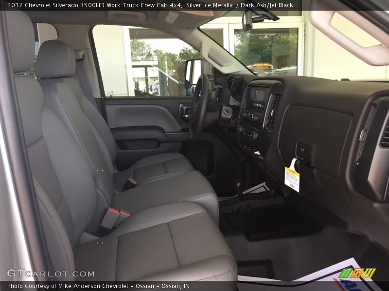 Silver Ice Metallic / Dark Ash/Jet Black 2017 Chevrolet Silverado 3500HD Work Truck Crew Cab 4x4