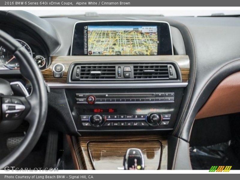 Alpine White / Cinnamon Brown 2016 BMW 6 Series 640i xDrive Coupe