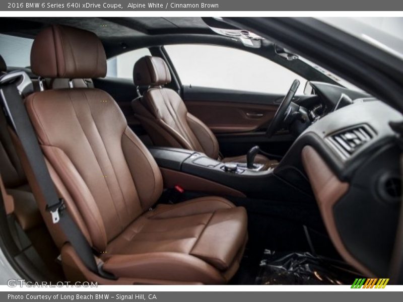 Front Seat of 2016 6 Series 640i xDrive Coupe