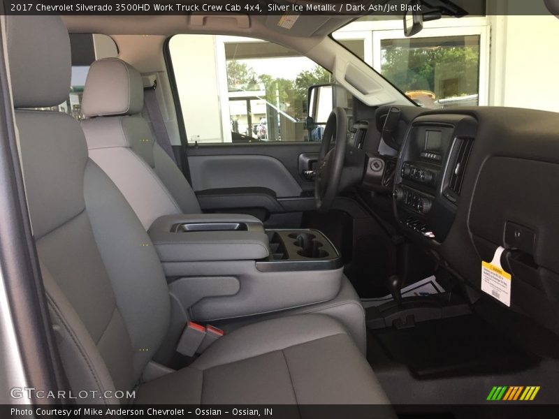 Silver Ice Metallic / Dark Ash/Jet Black 2017 Chevrolet Silverado 3500HD Work Truck Crew Cab 4x4