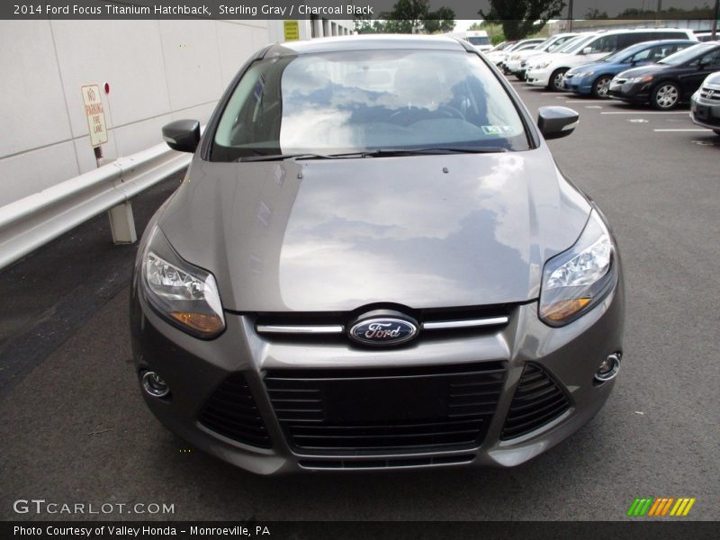 Sterling Gray / Charcoal Black 2014 Ford Focus Titanium Hatchback