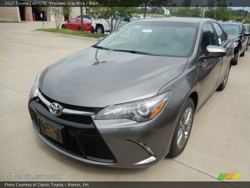 Predawn Gray Mica / Black 2017 Toyota Camry SE