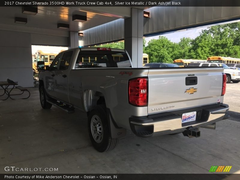Silver Ice Metallic / Dark Ash/Jet Black 2017 Chevrolet Silverado 3500HD Work Truck Crew Cab 4x4