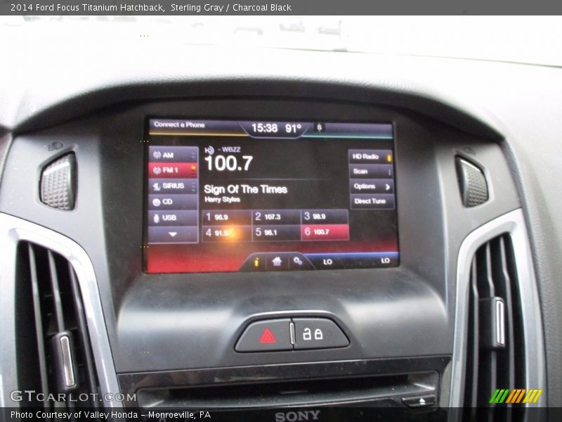 Sterling Gray / Charcoal Black 2014 Ford Focus Titanium Hatchback
