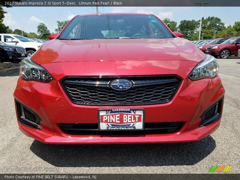 Lithium Red Pearl / Black 2017 Subaru Impreza 2.0i Sport 5-Door