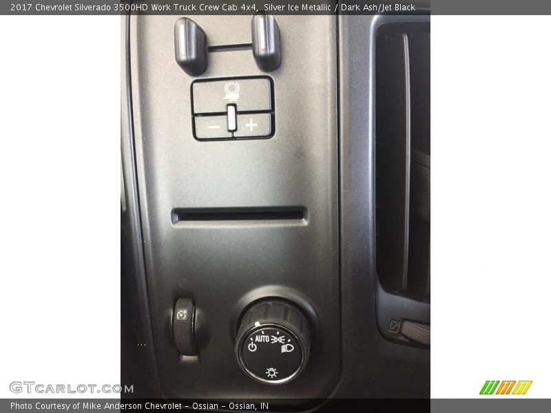 Silver Ice Metallic / Dark Ash/Jet Black 2017 Chevrolet Silverado 3500HD Work Truck Crew Cab 4x4