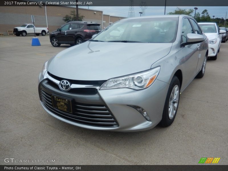 Celestial Silver Metallic / Ash 2017 Toyota Camry LE