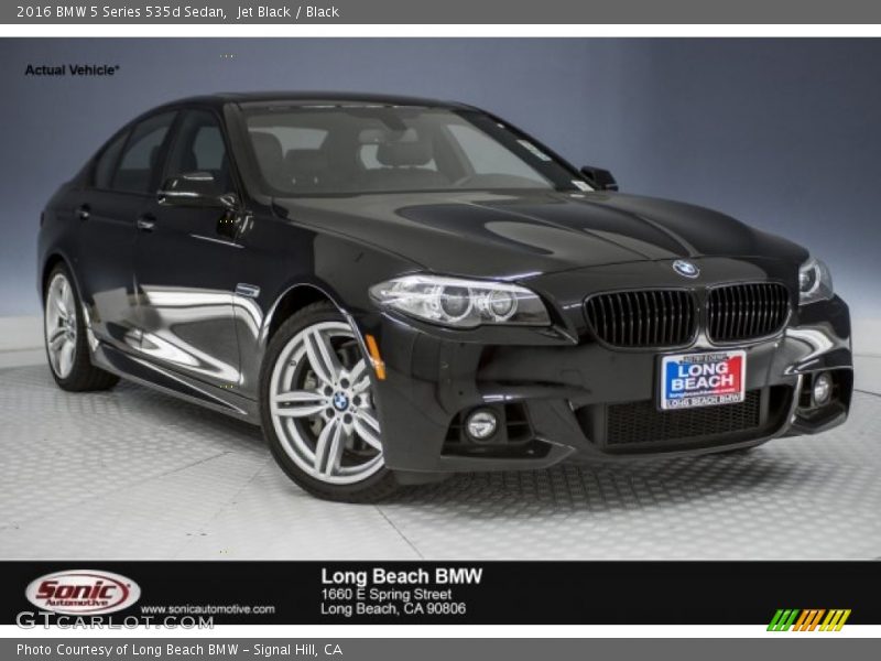 Jet Black / Black 2016 BMW 5 Series 535d Sedan