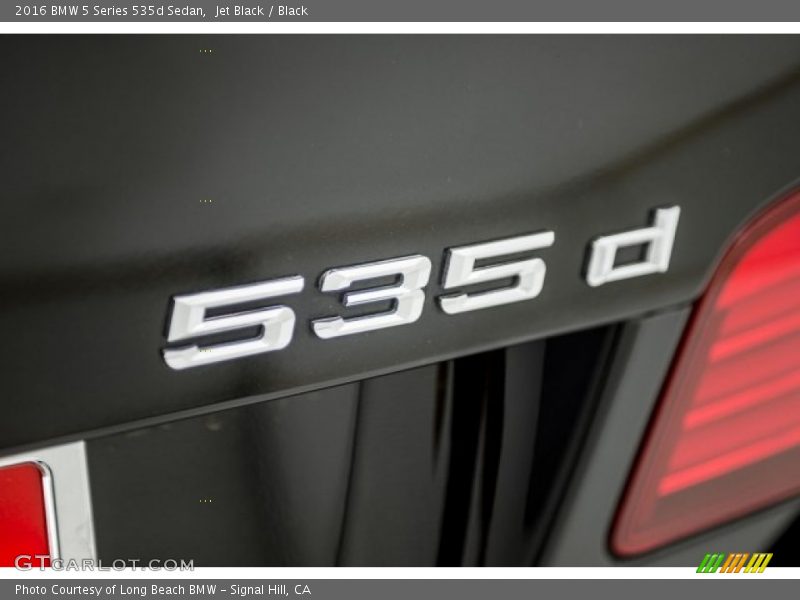 Jet Black / Black 2016 BMW 5 Series 535d Sedan
