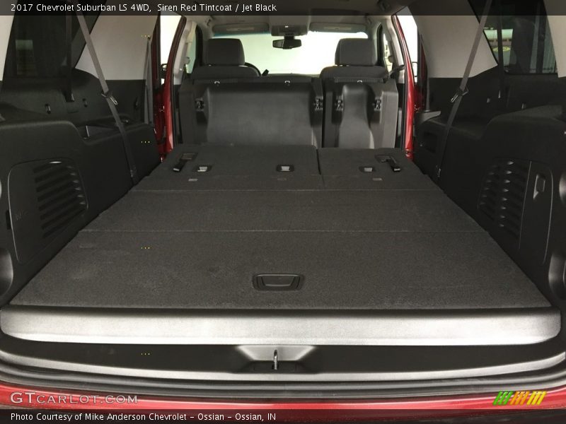 Siren Red Tintcoat / Jet Black 2017 Chevrolet Suburban LS 4WD