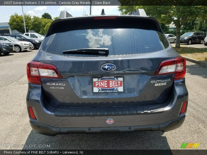 Carbide Gray Metallic / Slate Black 2017 Subaru Outback 2.5i Limited