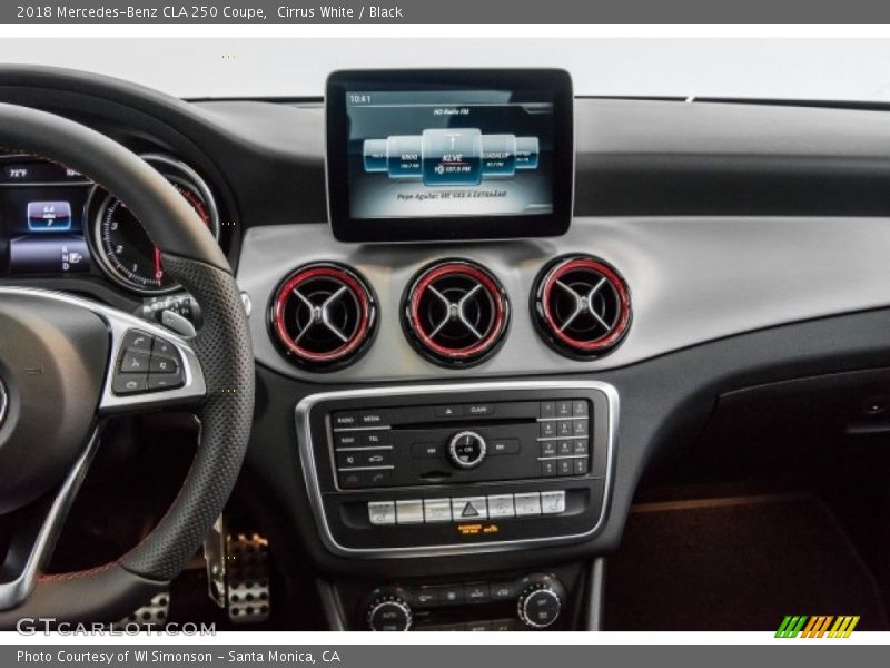 Cirrus White / Black 2018 Mercedes-Benz CLA 250 Coupe