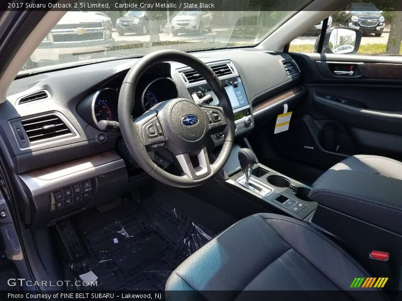 Carbide Gray Metallic / Slate Black 2017 Subaru Outback 2.5i Limited