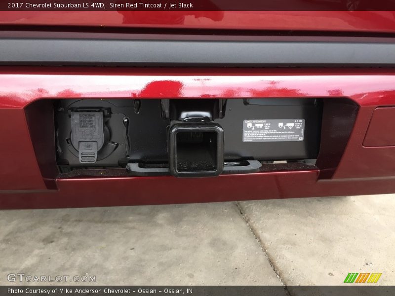 Siren Red Tintcoat / Jet Black 2017 Chevrolet Suburban LS 4WD