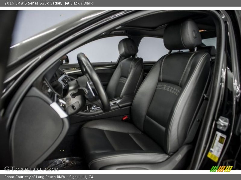 Jet Black / Black 2016 BMW 5 Series 535d Sedan