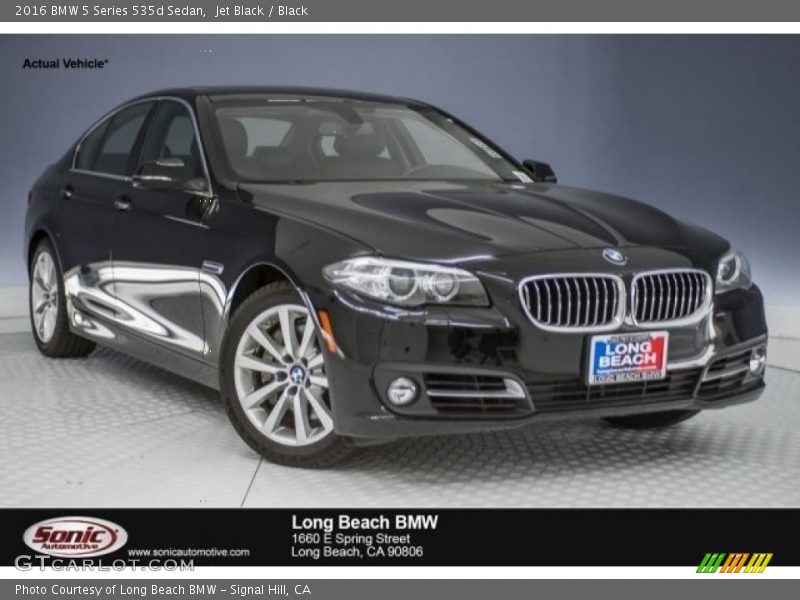 Jet Black / Black 2016 BMW 5 Series 535d Sedan
