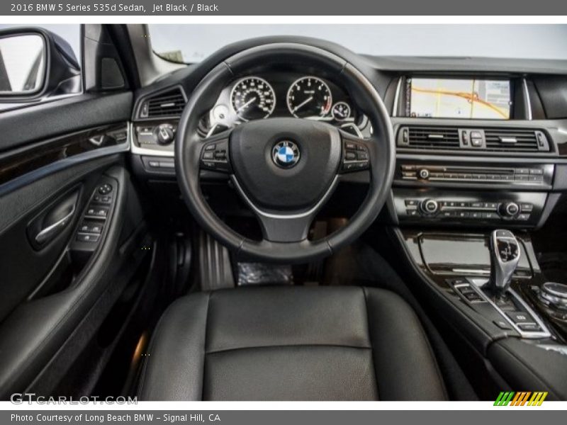 Jet Black / Black 2016 BMW 5 Series 535d Sedan